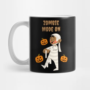 Mummie with pumpkins Mug